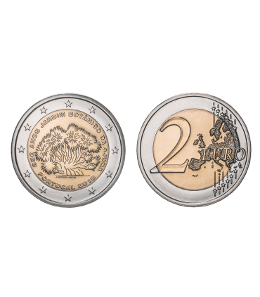 2 Euro Portugal 2018 Proof - 250 años del Jardín Botánico de Ajuda €39.00