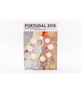 Conjunto de caixas FDC Portugal 2018 € 24,50
