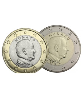 pacote 2 euros + 1 euro Mónaco 2018 €9,99