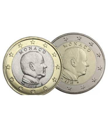 pakket 2 euro + 1 euro Monaco 2018 €9,99