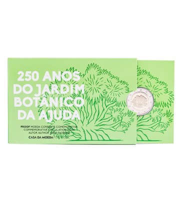 2 Euro Portugal 2018 Proof - 250 años del Jardín Botánico de Ajuda €39.00