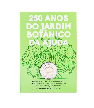2 Euro Universele Briljant Portugal 2018 - 250 jaar Botanische Tuin Ajuda.  19,95 €