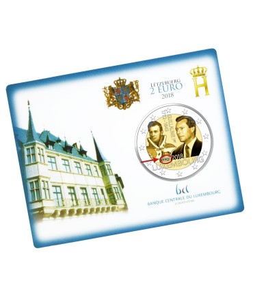 Cartão de moedas Luxemburgo 2018 Grão-Duque William I € 59,95