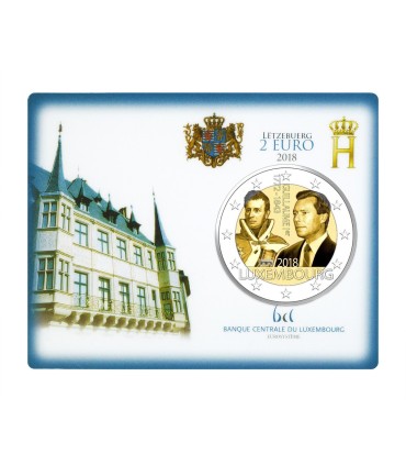 Cartão de moedas Luxemburgo 2018 Grão-Duque William I € 59,95