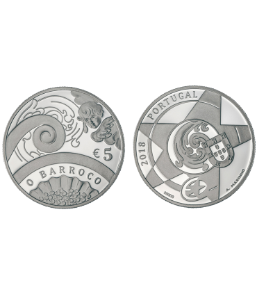 5 Euro Portogallo 2018 Barocco  7,95 €