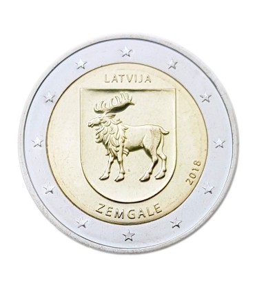 2 Euro Letland 2018 Zemgale €4,89