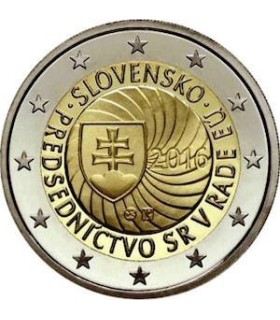 2 euros Eslovaquia 2016 Presidencia UE 4,49 euros