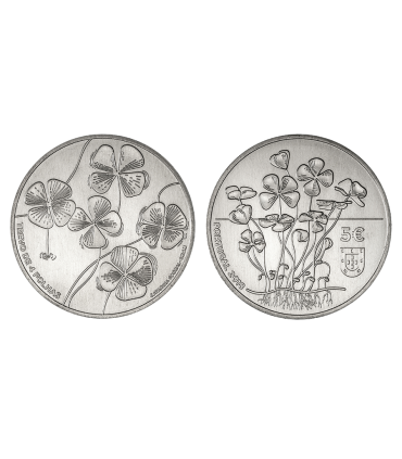 5 Euro Portogallo 2018 Trifoglio a quattro foglie  7,95 €