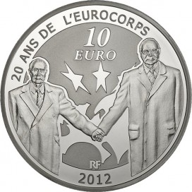 10 Euro Europa 2012 - Description :   Débutée en 1998, la série « Europa » met cette année l’amitié franco-allemande à l’honneur