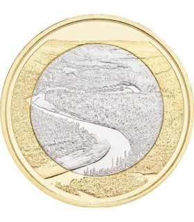 5 Euro Finland 2018 - Rivier Oulankajoki €8.50