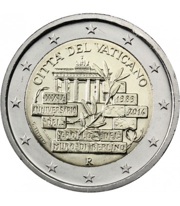 2 euro Vaticaan 2014 - Val van de Berlijnse Muur €64,95