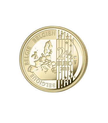 Tarjeta 2,50 Euro Francaise Belgique 2018 n°2 € 12,95