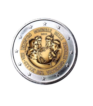 2 Euro Encontro Mundial das Famílias Vaticano 2015 € 51,90