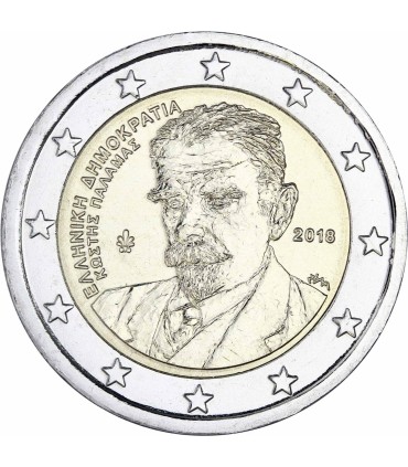 2 Euro Griechenland 2018 - Kostis Palamás  4,89 €