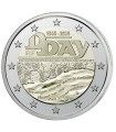 conmemorativo de 2 euros FRANCIA 2014 D-DAY €7.95
