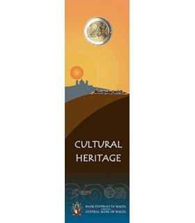 Tarjeta 2 Euros Malta 2018 Patrimonio Cultural €13.45