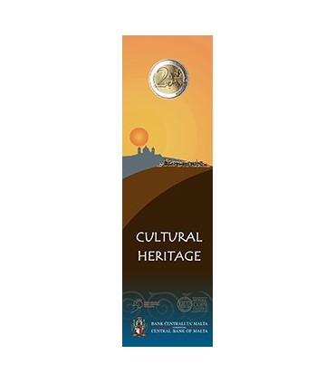 Coincard 2 Euro Malta 2018 Património Cultural 13,45