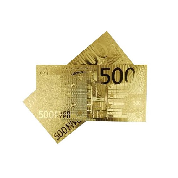 Billet de 500€ or - Le Comptoir de l'Euro