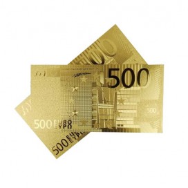 Talão dourado de 500 euros 9,90