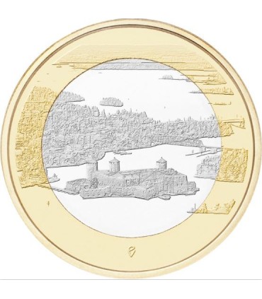 5 Euro Finlândia 2018 - Olavinlinna e Lago Pihlajavesi 8,50