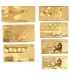 Billetes de euro chapados en oro de 24 quilates 33,95 euros