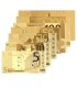 Lot of 24 Carat Gold Plated Euro Banknotes  33,95 €