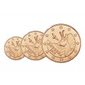 1 cent + 2 cent+ 5 cent Andorre 2017