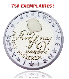 2 € BE SLOVENIË 2018 - 750 EXEMPLAREN!  79,95 €