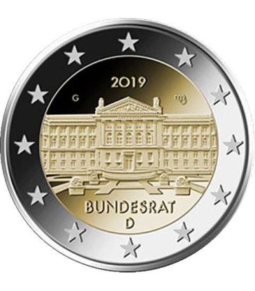 5 x 2 euro BU Alemanha 2019 70 anos do Bundesrat € 23,90