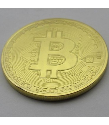 BITCOIN GOUDEN PLAAT €19,90