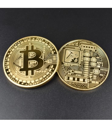 BITCOIN GOUDEN PLAAT €19,90