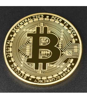 BITCOIN GOUDEN PLAAT €19,90