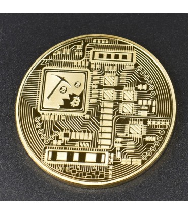 BITCOIN GOUDEN PLAAT €19,90