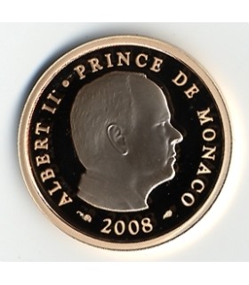 20 euros oro BE MONACO 2008 € 696,66