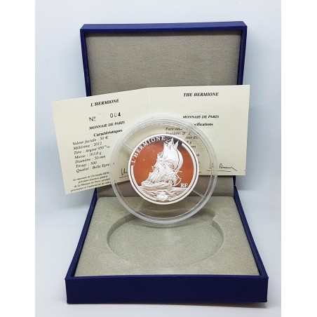 50 Euro Frankrijk 2012 L'hermione € 519,00