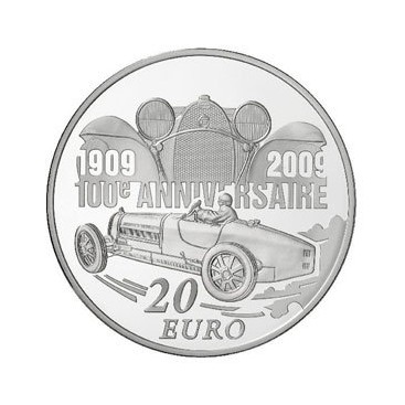 20 Euros Ettore BUGATTI - ARG Piéfort BE 2009