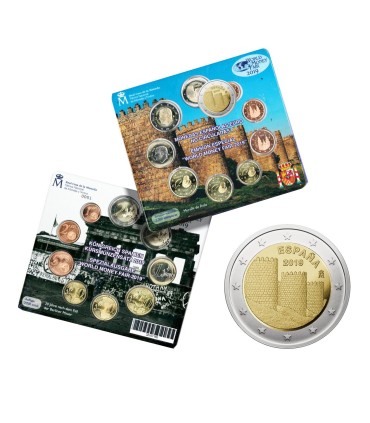Conjunto de caixas da Feira Mundial do Dinheiro BU Espanha 2019 € 69,95