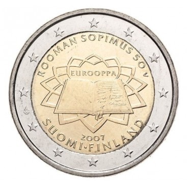 2 Euro FINLANDE 2007 Traité de Rome