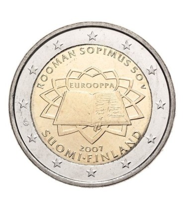 2 Euro FINLAND 2007 Verdrag van Rome € 9,45