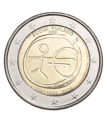 2 euros Finlandia 2009 UEM 9,95 euros