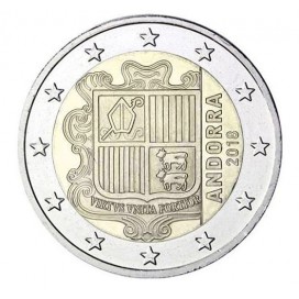 2 Euros Andorre courante 2018