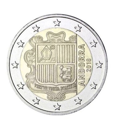 2 Euro Andorra laufend 2018  8,95 €