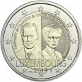 Coincard 2 Euro Luxembourg 2019 100e anniversaire de l’accession au trône de la Grande-Duchesse Charlotte.
