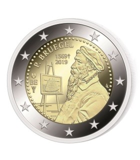 2 Euro Bélgica 2019 - 450.º aniversário da morte de Pieter Bruegel 13,85
