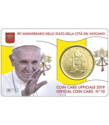 Munt 50 cent Vaticaan 2019 €5,95