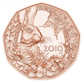 5 Euro Autriche 2019 Pâques et le réveil du Printemps