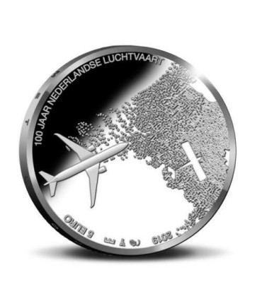 5 euro Paesi Bassi 2019 - 100 anni di aviazione nei Paesi Bassi  9,95 €