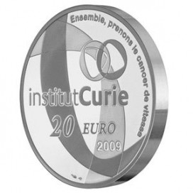 20 Euros Institut curie argent 2009