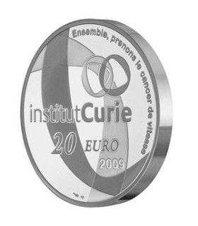20 Euros Institut curie silver 2009  135,45 €