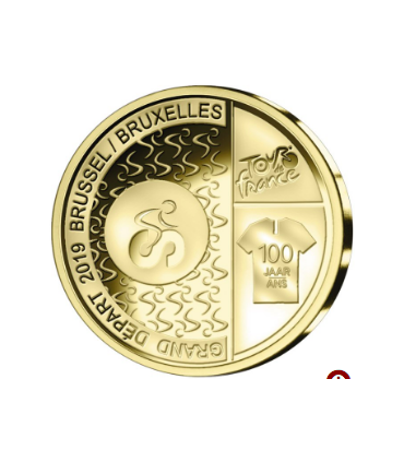 Coincard 2,50 Euro Flämisch Belgien 2019 -Tour de France  12,75 €